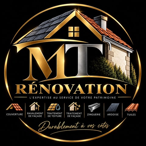 Logo MT Rénovation : l’expertise au service de votre patrimoine